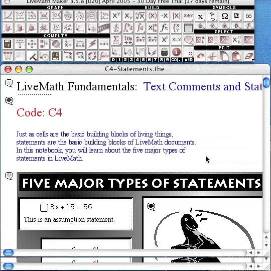 gs movie C4: Text Comments & Statements