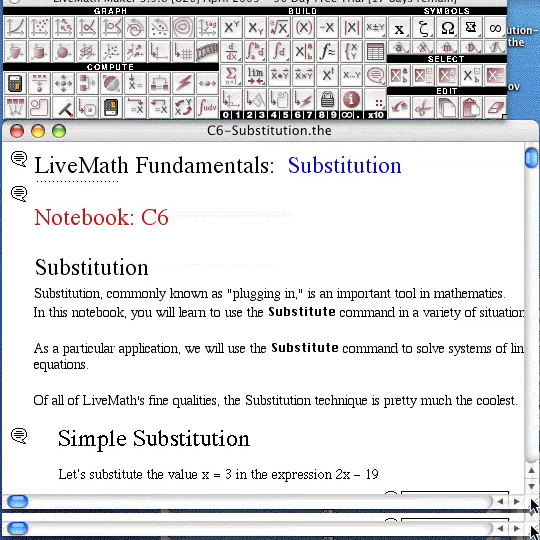 gs movie C6: Substitution