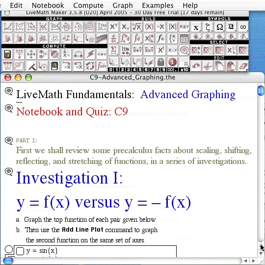 gs movie C9: Advanced Graphing