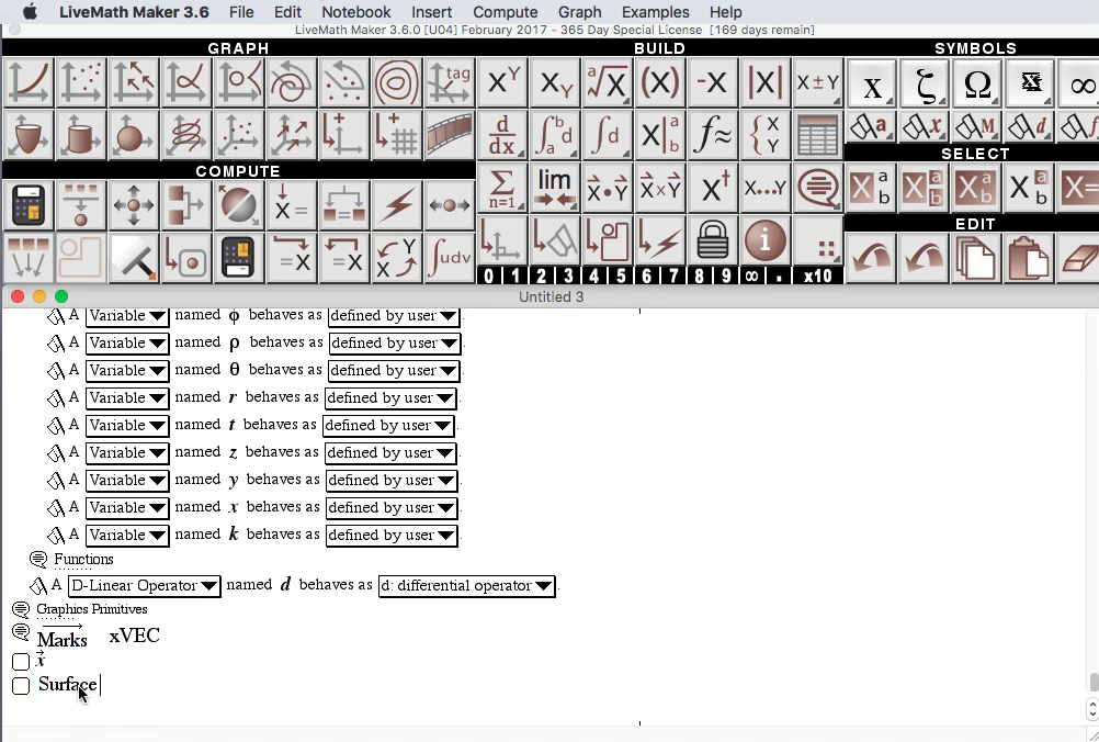 LiveMath Movie Marks